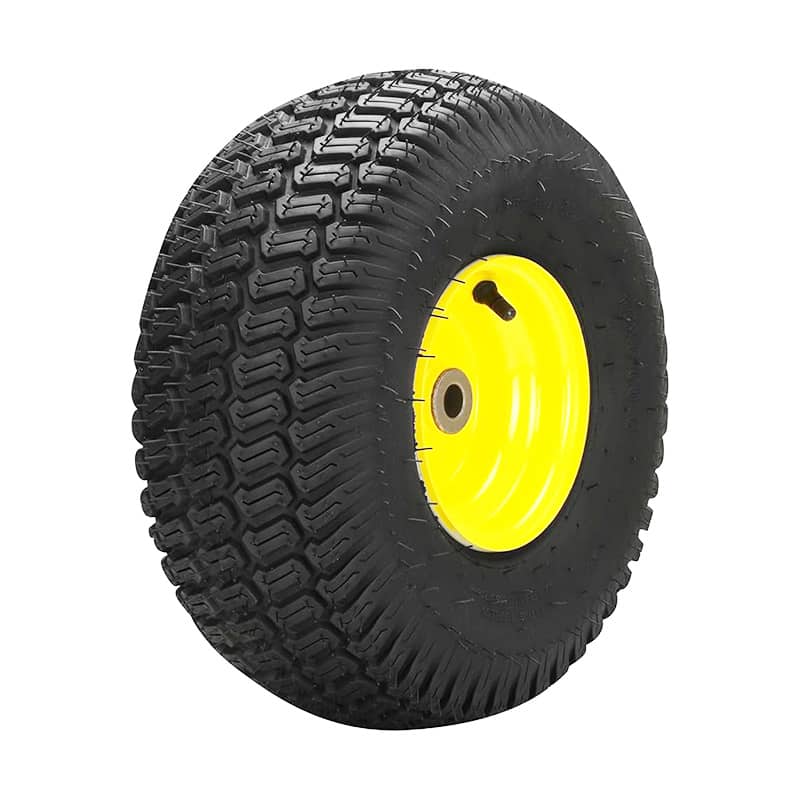 15x6.00-6 Tire and Wheel Assembly, Replacement Riding Lawn Mower Front Tires Compatible with 100 and 300 Series John Deere Riding Mowers